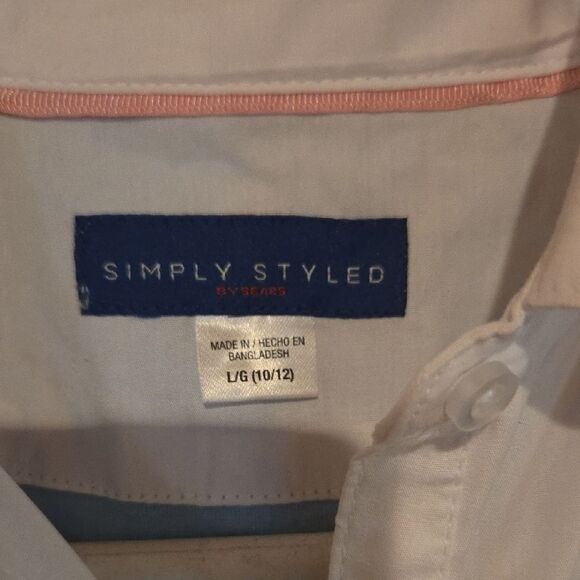 French Toast Blue and White Button Down Shirt - Picture 2 of 4